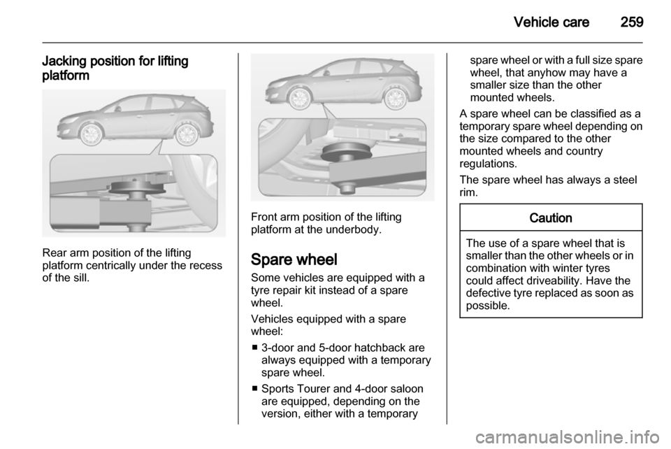 VAUXHALL ASTRA J 2013.5 Owners Manual VAUXHALL ASTRA J 2013.5 Owners Manual