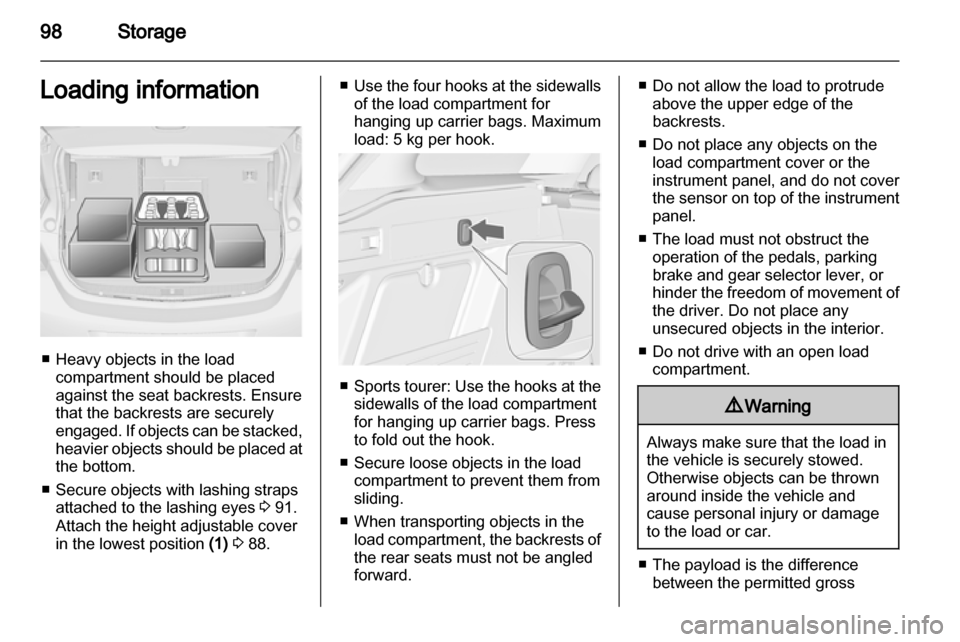 VAUXHALL ASTRA J 2013.75 Owners Manual 