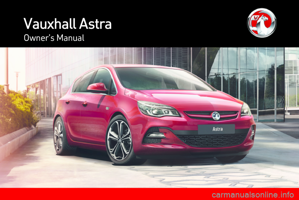 VAUXHALL ASTRA J 2014.25  Owners Manual Vauxhall AstraOwners Manual 