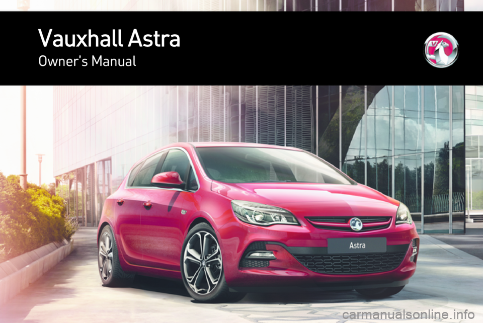 VAUXHALL ASTRA J 2015  Owners Manual Vauxhall AstraOwners Manual 