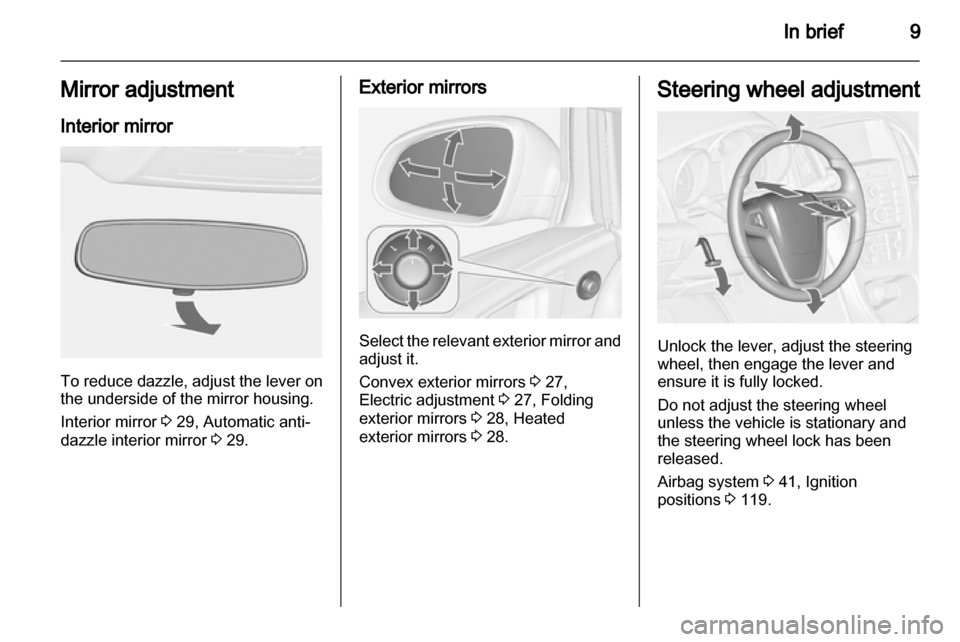 VAUXHALL ASTRA J GTC 2012 User Guide 