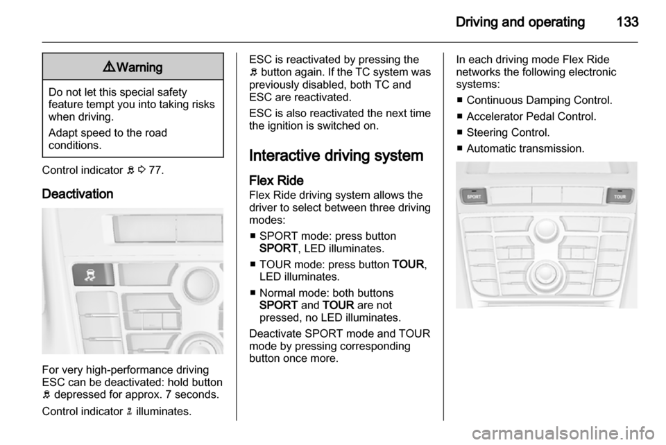 VAUXHALL ASTRA J GTC 2012  Owners Manual 