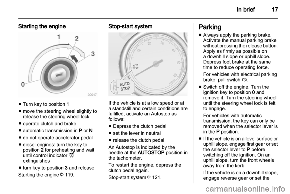 VAUXHALL ASTRA J GTC 2012 User Guide 