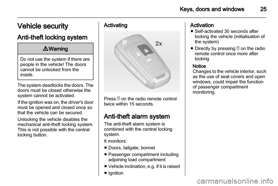 VAUXHALL ASTRA J GTC 2012 Owners Guide VAUXHALL ASTRA J GTC 2012 Owners Guide