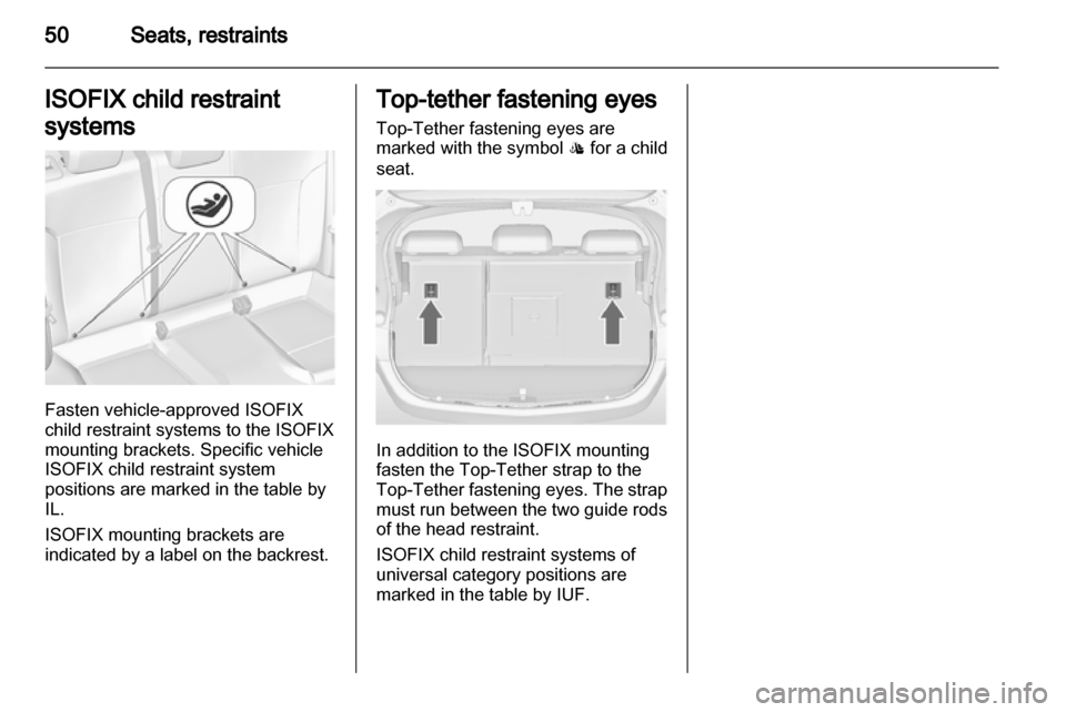 VAUXHALL ASTRA J GTC 2012 Workshop Manual 