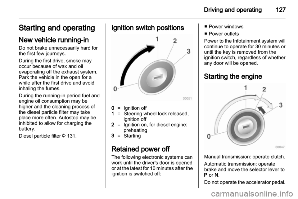 VAUXHALL CASCADA 2013  Owners Manual 