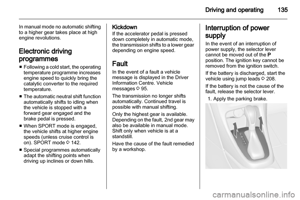VAUXHALL CASCADA 2013  Owners Manual 
