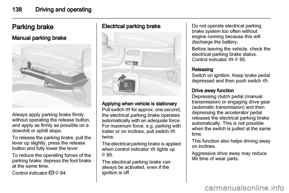 VAUXHALL CASCADA 2013  Owners Manual 