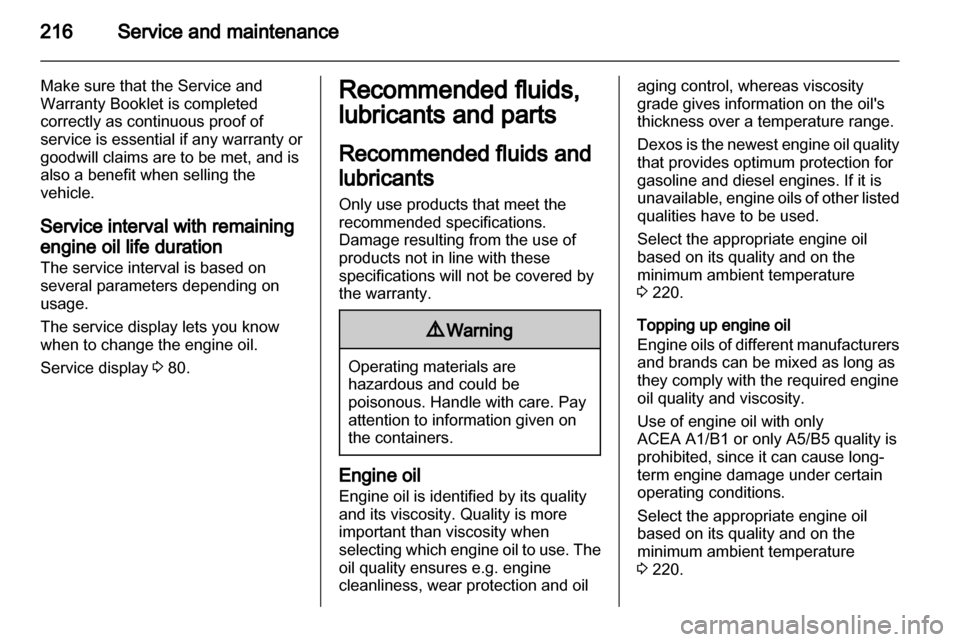 VAUXHALL CASCADA 2013 Owners Manual VAUXHALL CASCADA 2013 Owners Manual
