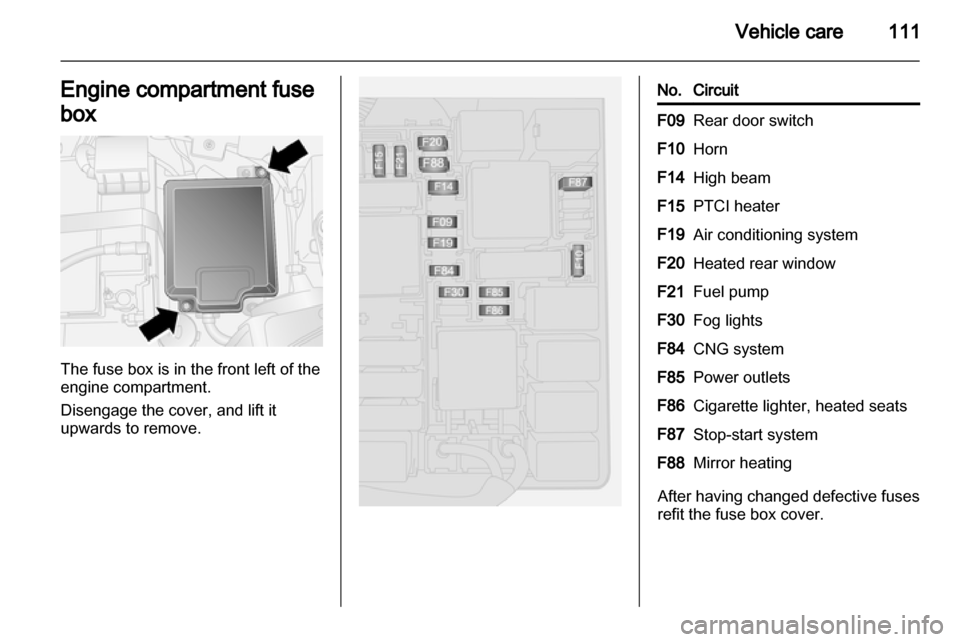 VAUXHALL COMBO 2012 Owners Manual VAUXHALL COMBO 2012 Owners Manual