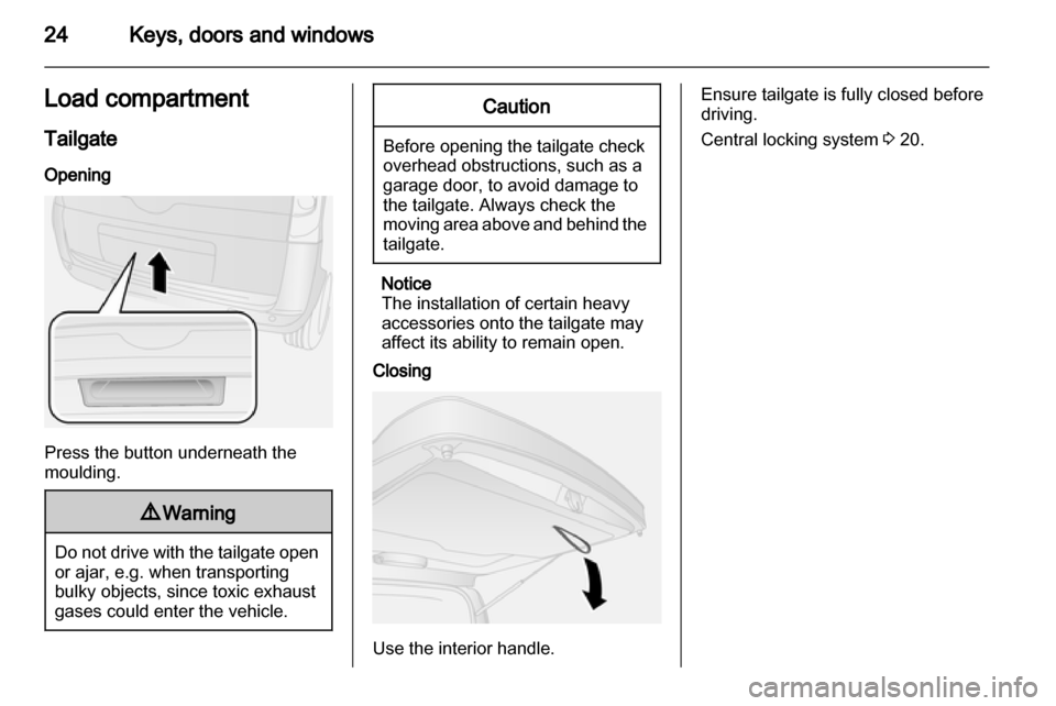 VAUXHALL COMBO D 2013 Owners Guide VAUXHALL COMBO D 2013 Owners Guide