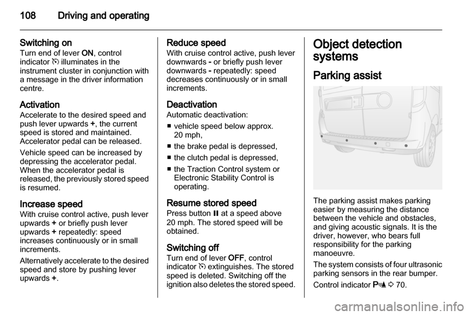 VAUXHALL COMBO D 2013.5 Owners Manual VAUXHALL COMBO D 2013.5 Owners Manual