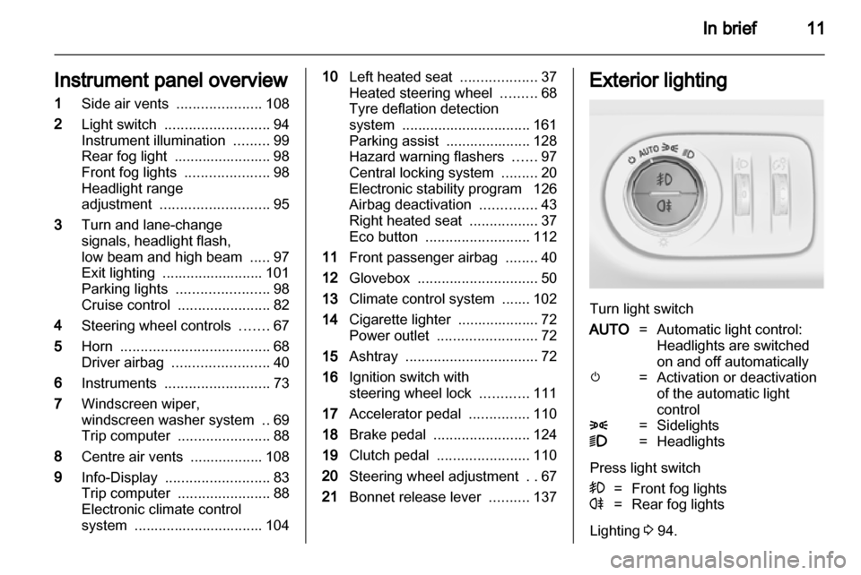 VAUXHALL CORSA 2011.5 User Guide VAUXHALL CORSA 2011.5 User Guide
