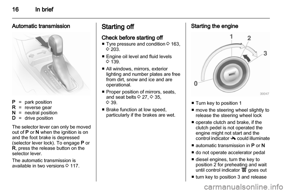 VAUXHALL CORSA 2012 User Guide VAUXHALL CORSA 2012 User Guide