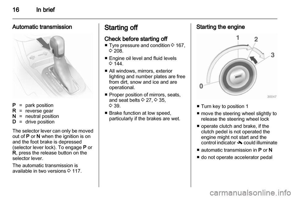 VAUXHALL CORSA 2012.5 User Guide VAUXHALL CORSA 2012.5 User Guide