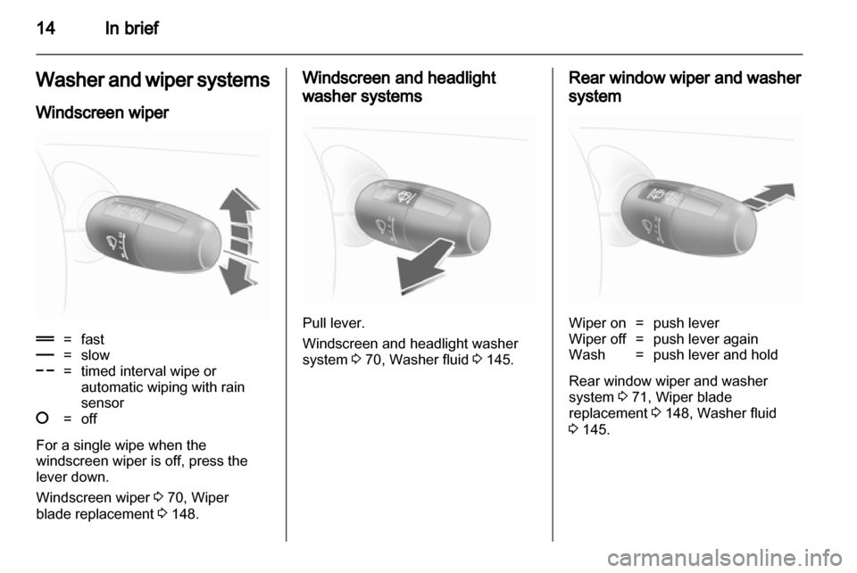 VAUXHALL CORSA 2013 User Guide 