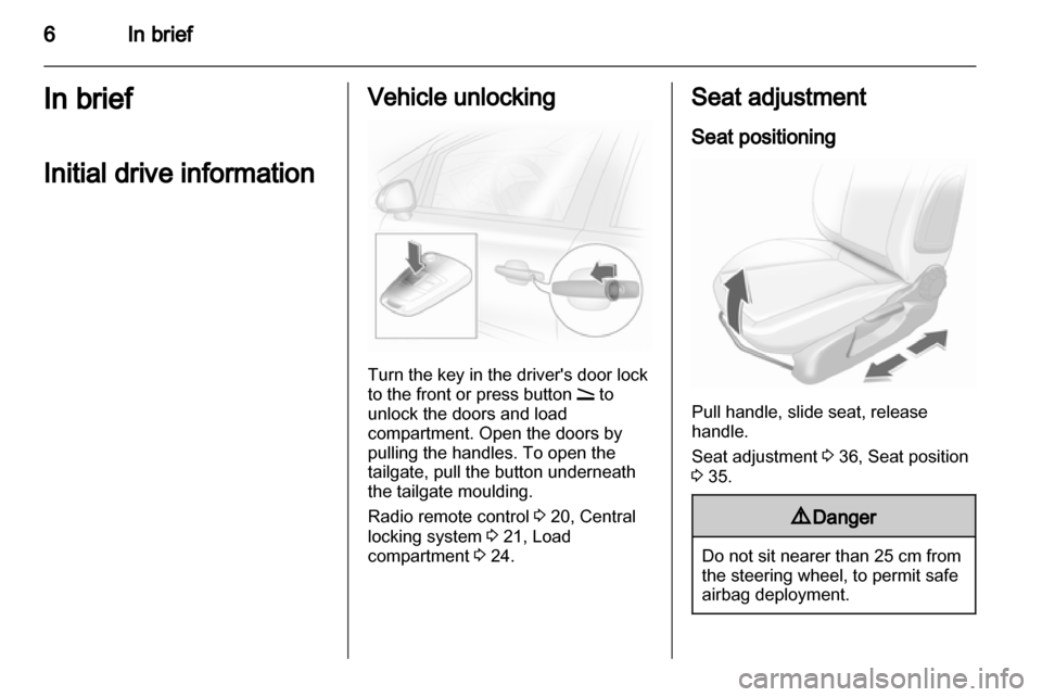 VAUXHALL CORSA 2013  Owners Manual 