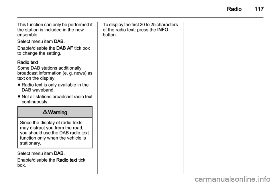 VAUXHALL CORSA 2013.5  Infotainment system 