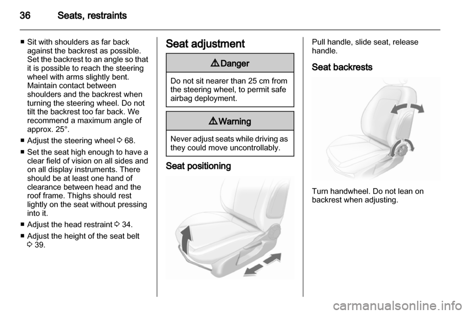 VAUXHALL CORSA 2013.5 Owners Guide 