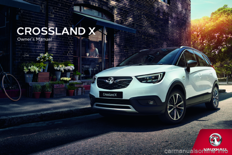 VAUXHALL CROSSLAND X 2018.5  Owners Manual 