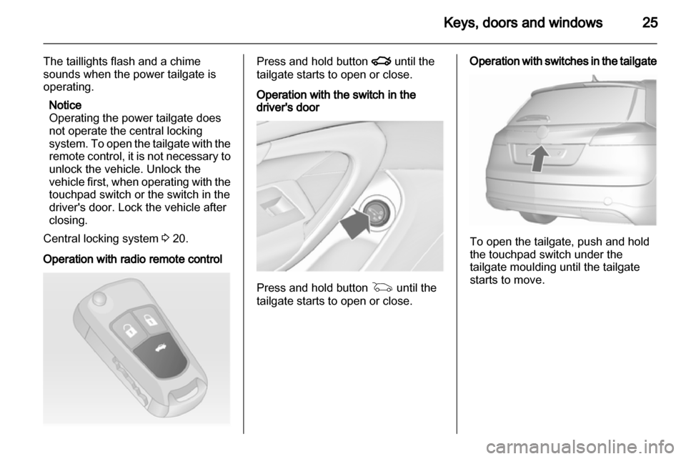 VAUXHALL INSIGNIA 2010.5 Owners Guide 