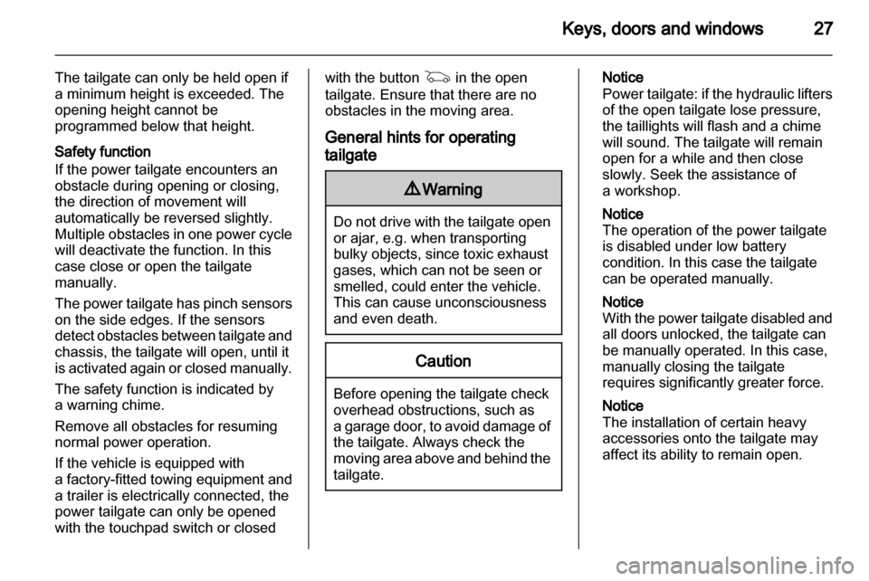 VAUXHALL INSIGNIA 2010.5 Owners Guide 