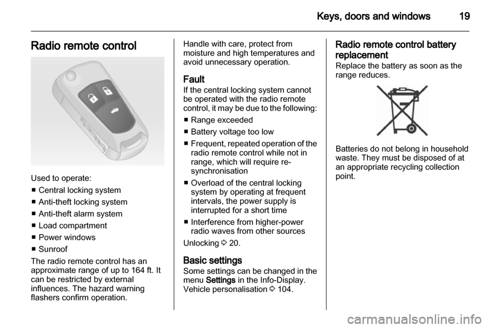 VAUXHALL INSIGNIA 2011 User Guide 