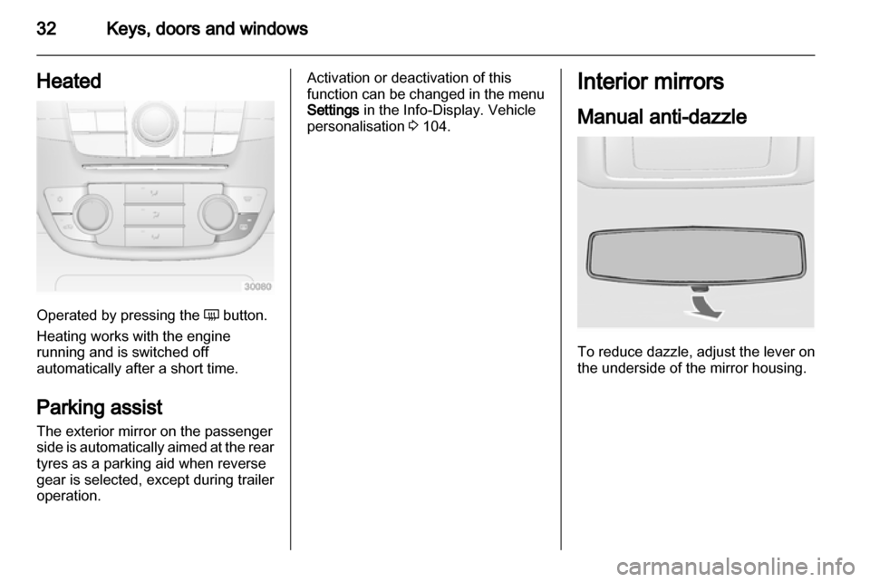 VAUXHALL INSIGNIA 2011 Owners Guide 