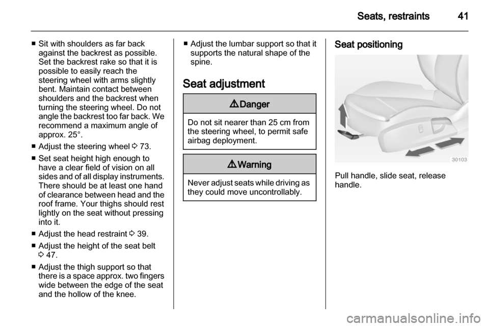 VAUXHALL INSIGNIA 2011 Service Manual 