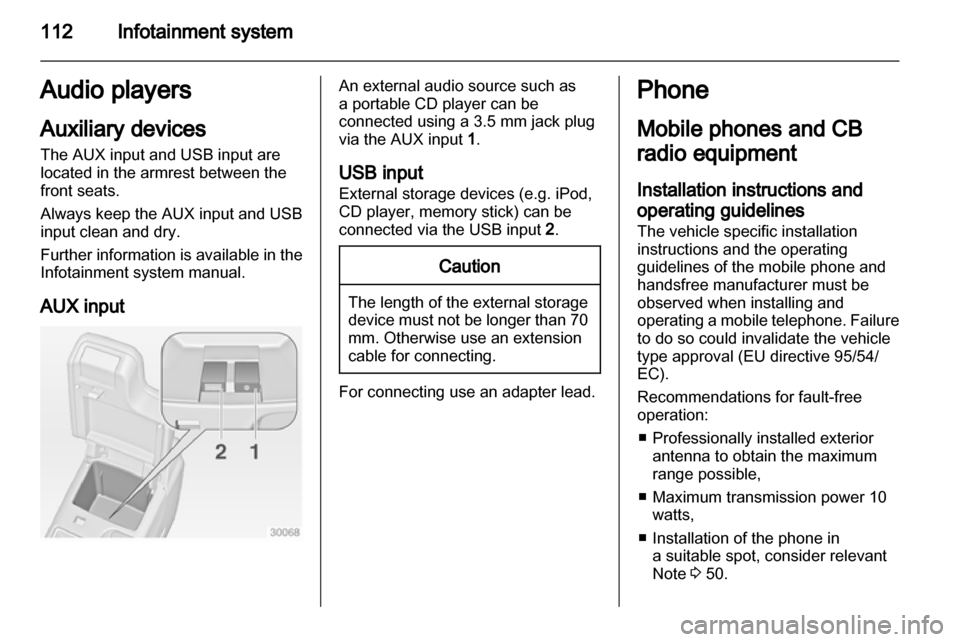 VAUXHALL INSIGNIA 2011.5  Owners Manual 