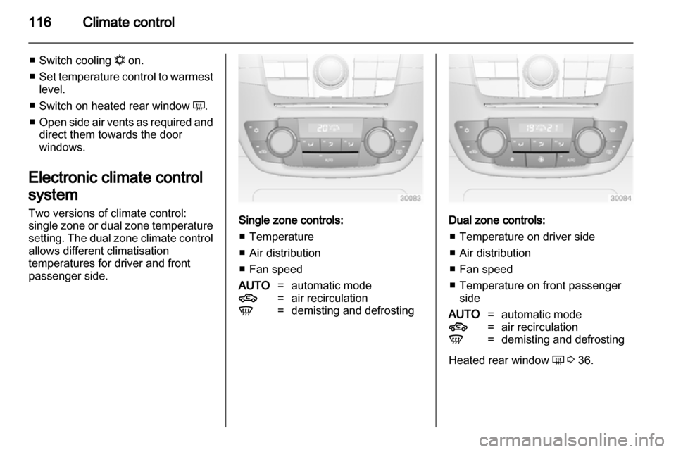 VAUXHALL INSIGNIA 2011.5  Owners Manual 