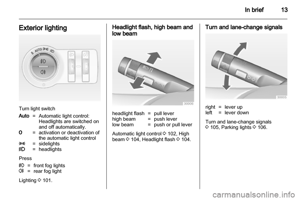 VAUXHALL INSIGNIA 2011.5 User Guide 