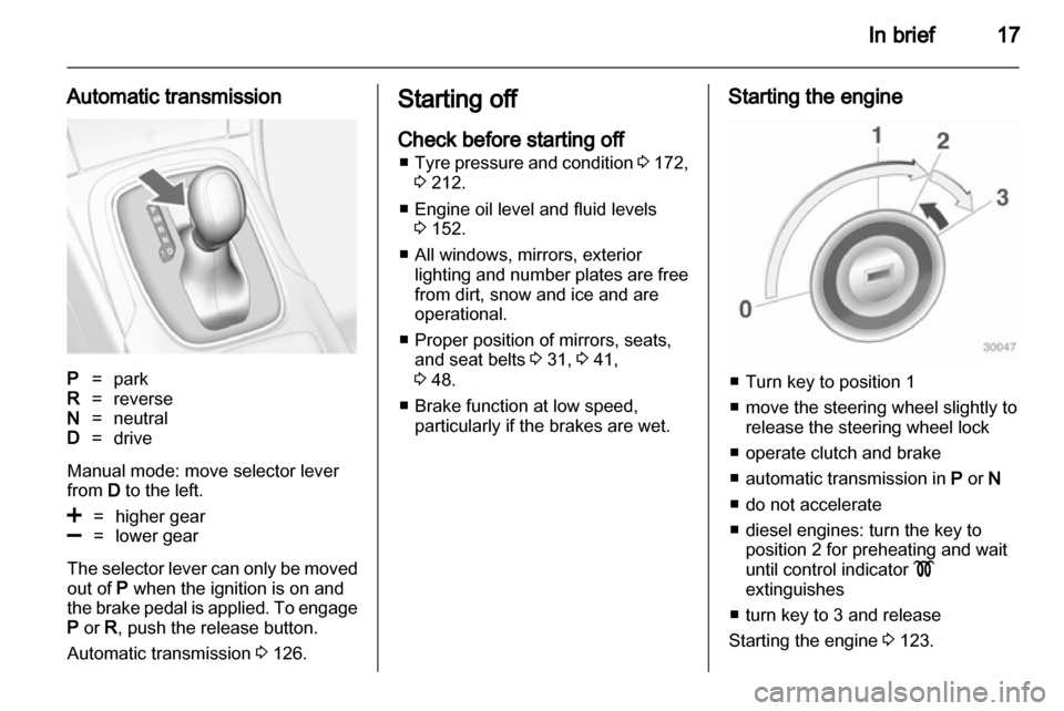 VAUXHALL INSIGNIA 2011.5 User Guide 