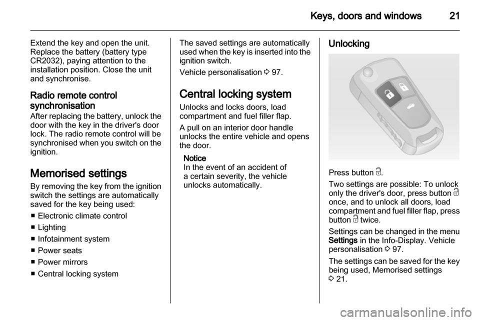 VAUXHALL INSIGNIA 2011.5 Owners Guide 