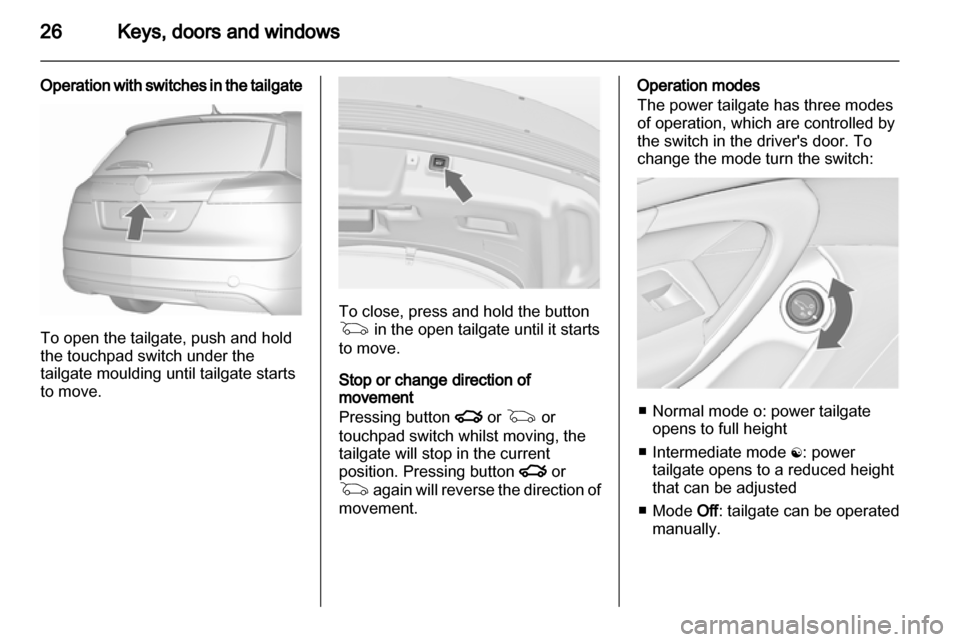 VAUXHALL INSIGNIA 2011.5 Owners Guide 