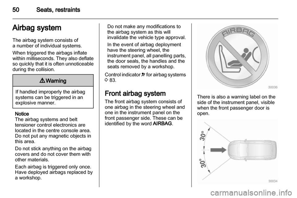 VAUXHALL INSIGNIA 2011.5 Service Manual 