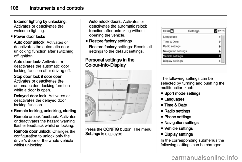 VAUXHALL INSIGNIA 2012.5 Owners Manual VAUXHALL INSIGNIA 2012.5 Owners Manual