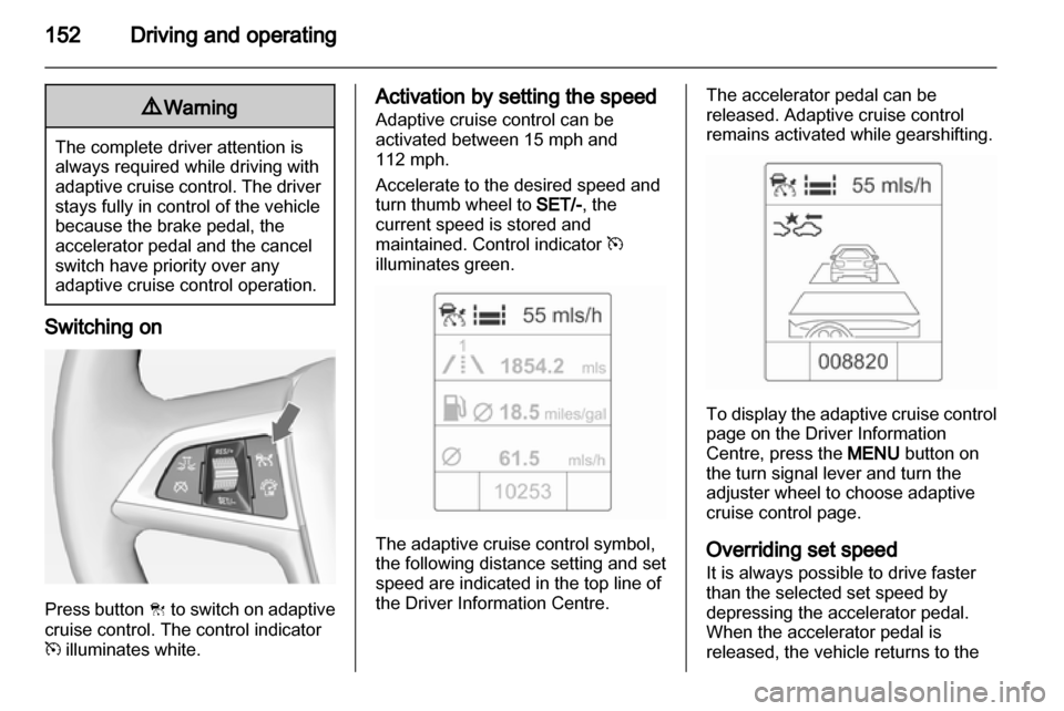 VAUXHALL INSIGNIA 2012.5  Owners Manual 