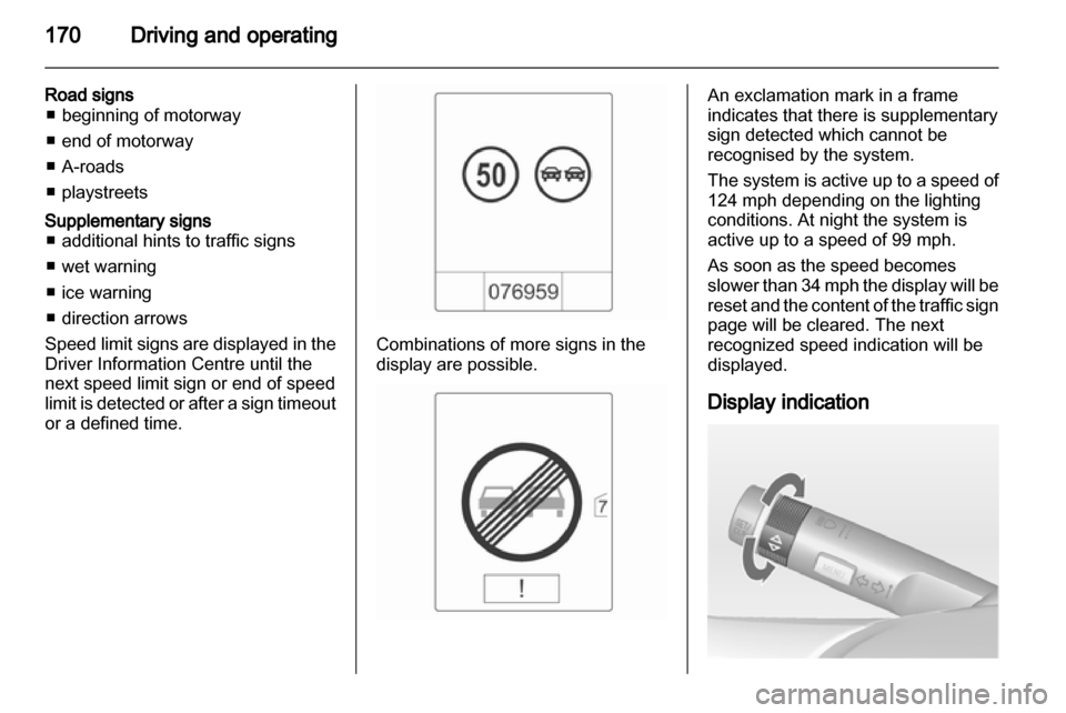 VAUXHALL INSIGNIA 2012.5  Owners Manual 
