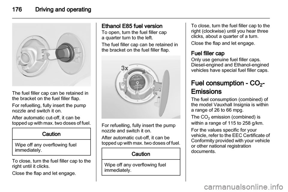 VAUXHALL INSIGNIA 2012.5  Owners Manual 