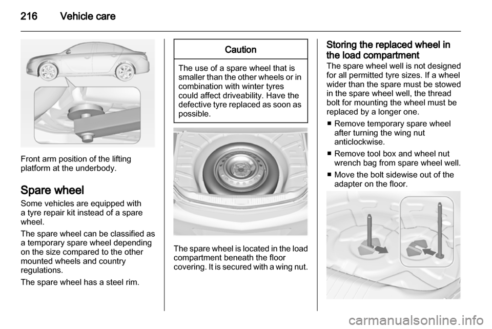 VAUXHALL INSIGNIA 2012.5 Owners Manual VAUXHALL INSIGNIA 2012.5 Owners Manual