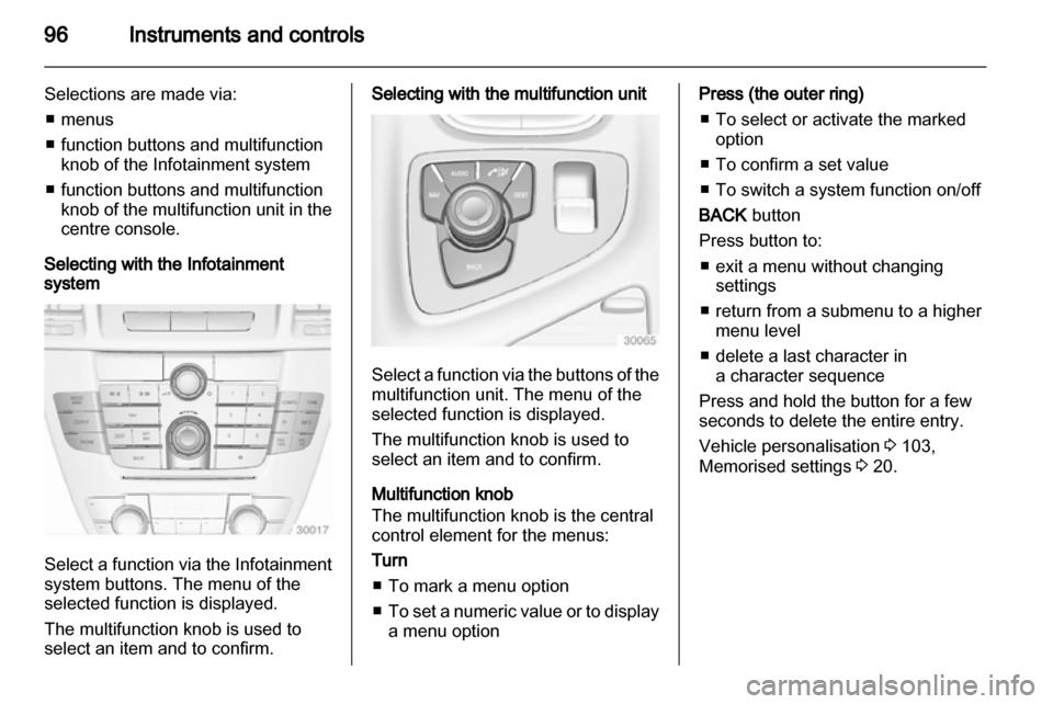 VAUXHALL INSIGNIA 2012.5 Owners Manual VAUXHALL INSIGNIA 2012.5 Owners Manual