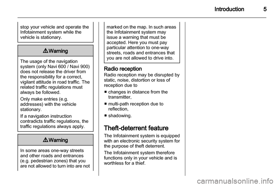 VAUXHALL INSIGNIA 2013  Infotainment system 