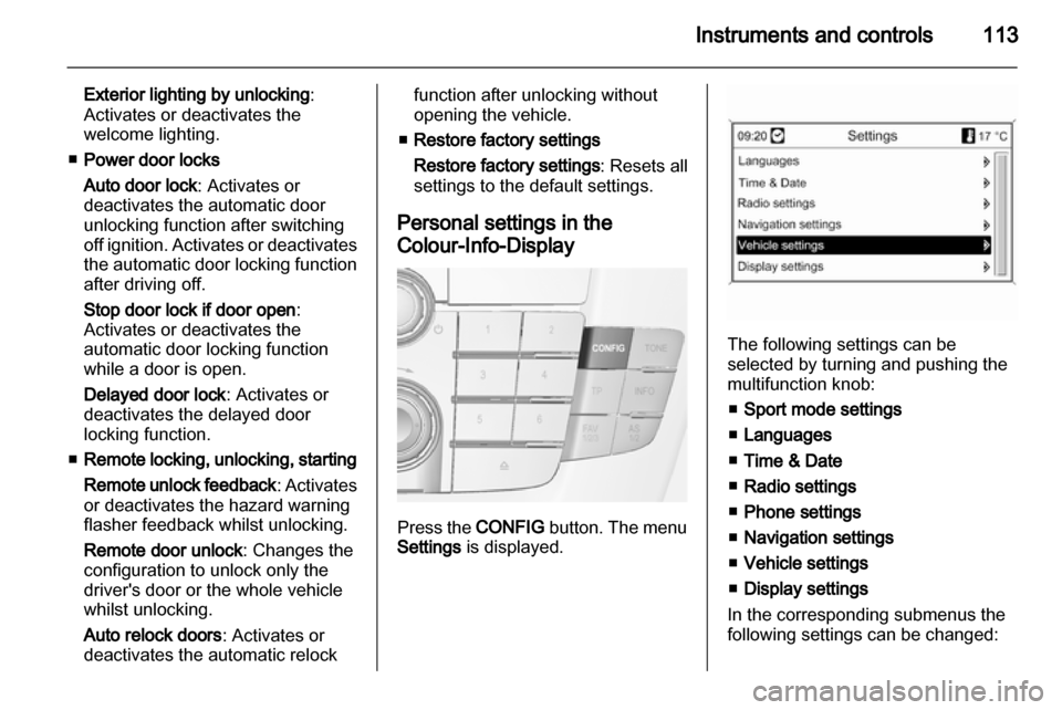 VAUXHALL INSIGNIA 2013 Owners Manual VAUXHALL INSIGNIA 2013 Owners Manual