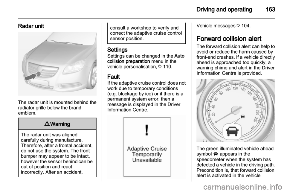 VAUXHALL INSIGNIA 2013 Owners Manual VAUXHALL INSIGNIA 2013 Owners Manual