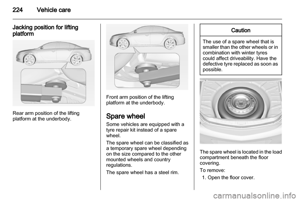 VAUXHALL INSIGNIA 2013 Owners Manual VAUXHALL INSIGNIA 2013 Owners Manual