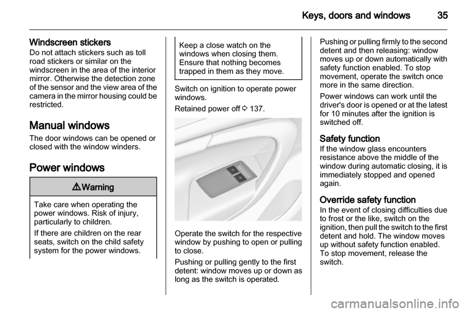 VAUXHALL INSIGNIA 2013 Owners Guide 