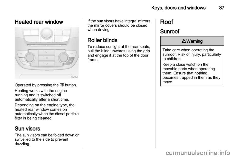 VAUXHALL INSIGNIA 2013 Owners Guide 