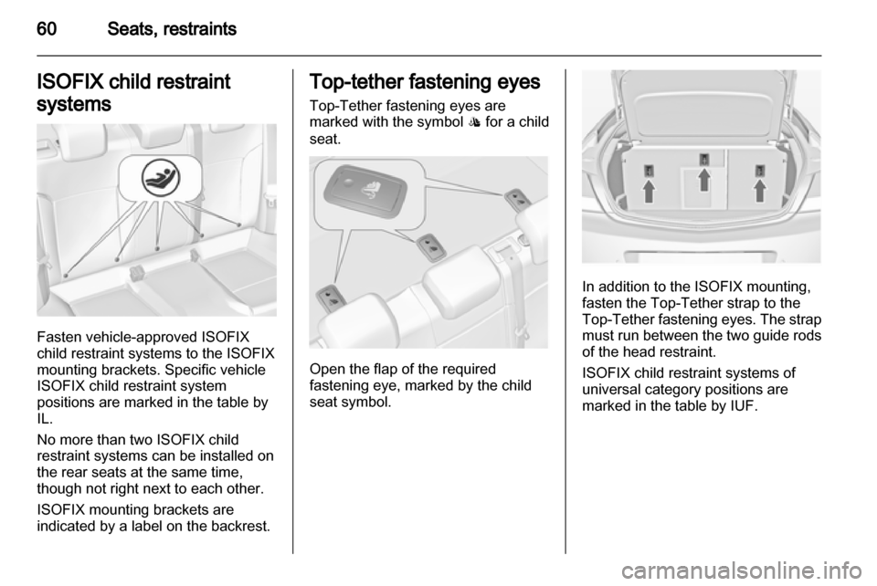 VAUXHALL INSIGNIA 2013 Repair Manual 