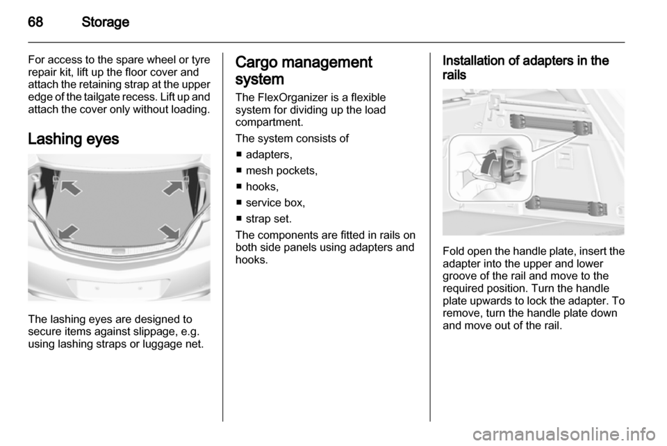 VAUXHALL INSIGNIA 2013 Repair Manual 